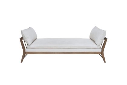 Daybed w/ Leather Strap Detail