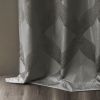 Ogee Knitted Jacquard Total Blackout Curtain Panel