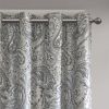 Paisley Printed Total Blackout Curtain Panel
